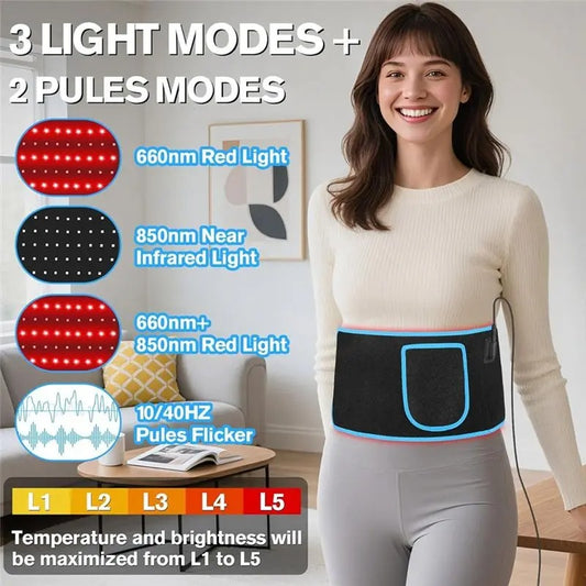 Red Light Therapy Belt – Lower Back Relief