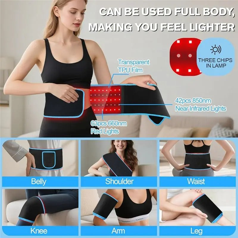 Red Light Therapy Belt – Lower Back Relief